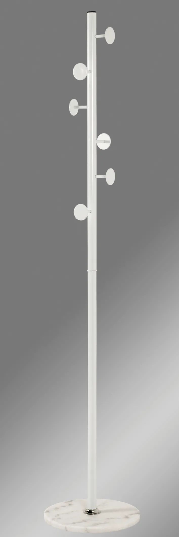 Garderobenständer 35 x 35 cm weiß/braun