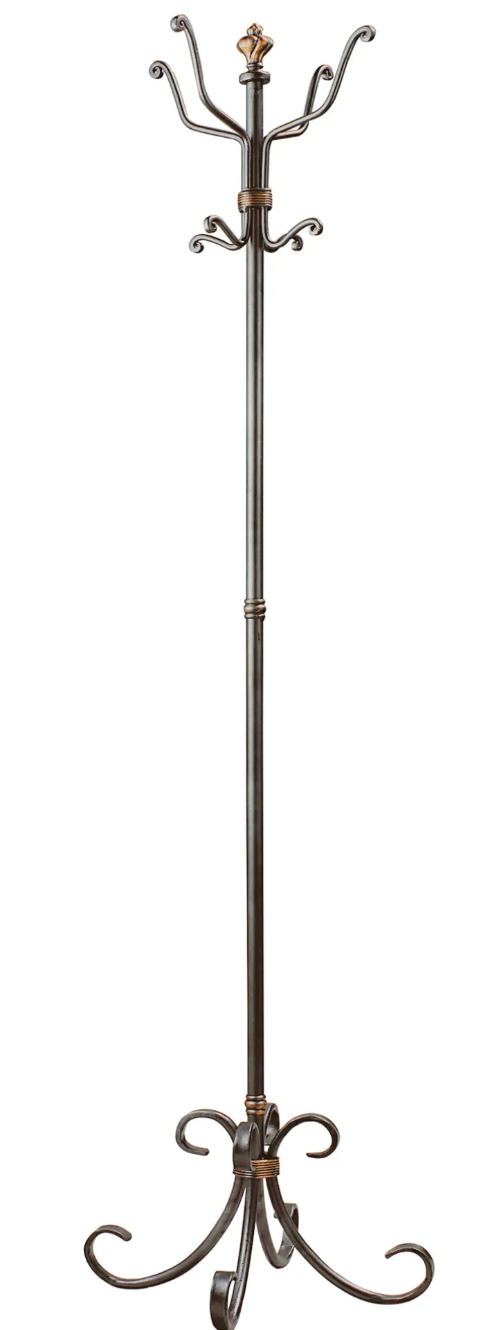 Garderobenständer OPERA 180 x 46 cm Stahl anthrazit/silber