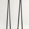 Garderobenständer WALTER 42 x 53 x 162 cm Metall schwarz