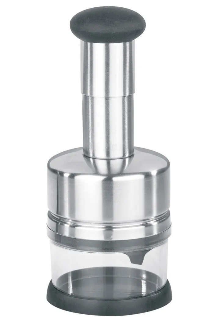 GEFU Gemüse- / Kräuterhacker 9,3 cm Edelstahl silber