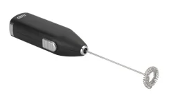 GEFU Milchaufschäumer FINO schwarz/silberfarbig