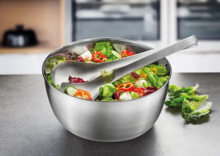 GEFU Salatschleuder ROTARE 25 cm Edelstahl silberfarbig