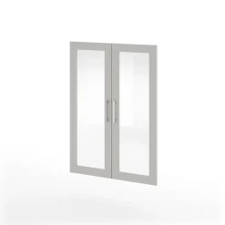 Glastür VARY 2er Set grau