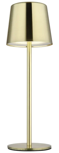 GLOBO Akku LED Tischlampe VANCOUVER goldfarbig