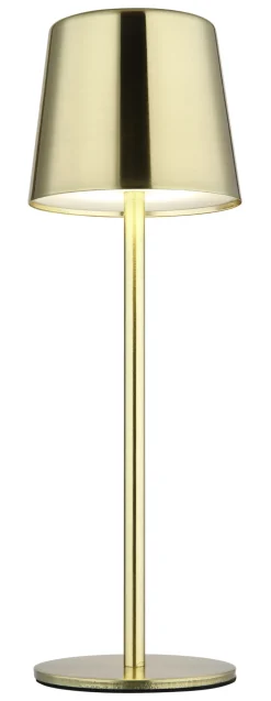 GLOBO Akku LED Tischlampe VANCOUVER goldfarbig