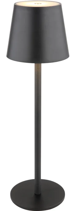 GLOBO Akku LED Tischlampe VANNIE schwarz
