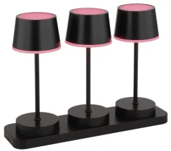 GLOBO Akku LED Tischleuchte DAWSON, Kunststoff/Metall, 30 x 21,6 x 8,5 cm Schwarz