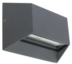 GLOBO LED Außenwandleuchte HONNA 14,8 cm anthrazit