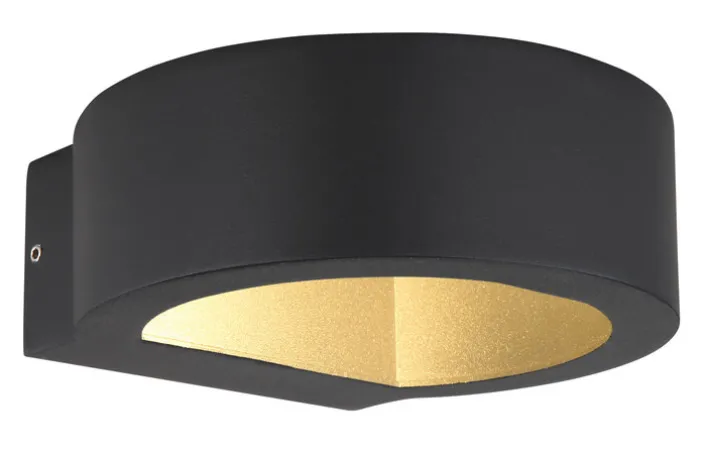 GLOBO LED Außenwandleuchte SLICE I schwarz