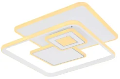 GLOBO LED Deckenlampe RODERICK 50 x 50 cm weiß
