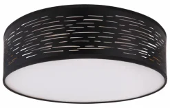 GLOBO LED Deckenlampe TUNNO 38 cm schwarz