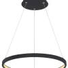 GLOBO LED Pendellampe RALPH 38,5 cm schwarz