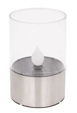 GLOBO LED Solarlampe MAD Edelstahl