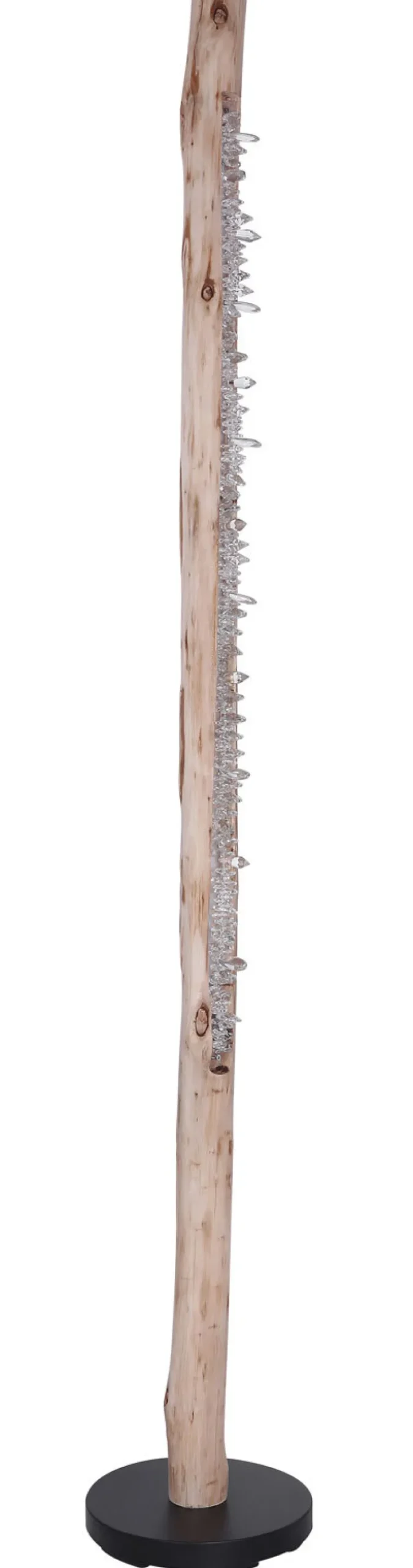 GLOBO LED Stehlampe FELICITAS 151 cm schwarz /Holz