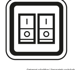 GLOBO LED Wandleuchte MANY schwarz