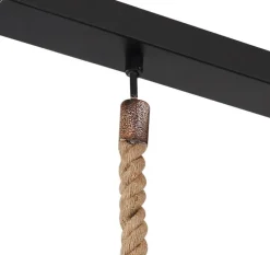 GLOBO Retrofit Balkenpendel MARCO 115 cm rostfarbig