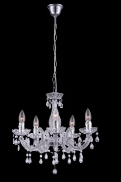 GLOBO Retrofit Kronleuchter CUIMBRA II 44 cm klar