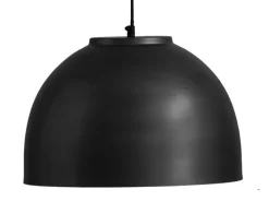 GLOBO Retrofit Pendelleuchte HERMI I 40 cm schwarz