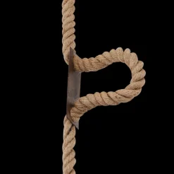 GLOBO Retrofit Pendelleuchte MARCO 40 cm rostfarbig