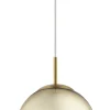 GLOBO Retrofit Pendelleuchte VARUS 20 cm goldfarbig