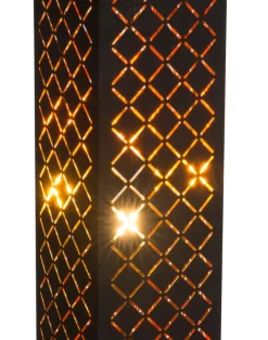 GLOBO Retrofit Stehlampe CLARKE 118 cm schwarz /goldfarbig