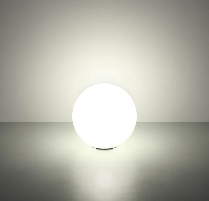 GLOBO Retrofit Tischlampe BALLA 25 cm Opalglas