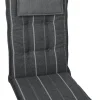 GO-DE Gartenstuhlauflage STRIPES 120/50/7 cm anthrazit