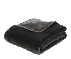 GÖZZE Wohndecke CASHMERE FEELING 180 x 220 cm anthrazit