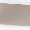 HAHN Satin-Kissenhülle LUXUS 40 x 80 cm taupe