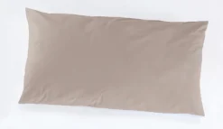 HAHN Satin-Kissenhülle LUXUS 40 x 80 cm taupe