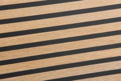 Hakenpaneel ALEXA 24,5 x 109 cm braun/schwarz