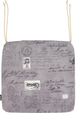 Hartman Stuhlkissen PARIS DRESDEN 38 x 38 x 3 cm grau