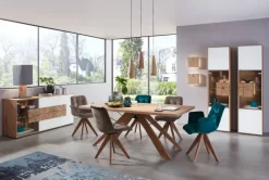 hartmann Sideboard I CAYA 175 x 81 cm Kerneiche /weiß