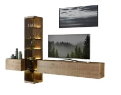 hartmann Wohnwand VARA Kerneiche Umato sägerau