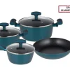 HATEX Topf Set NORA 7-teilig petrol