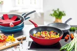 HATEX Wok NORA 28 cm Alu petrol