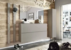 HAUKE HENDRIKS Schuhschrank GARDASEE 22 x 110 x 81 cm NB taupe