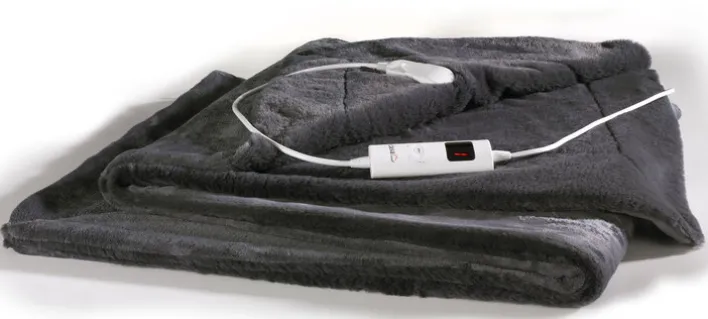 Heizdecke HENRY 130 x 180 cm anthrazit