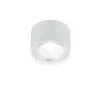 helestra LED Deckenlampe KARI Glas/Stahl Ø 11,5 cm Höhe 7,5 cm matt Weiß