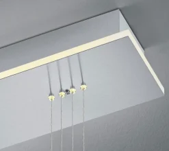 HELL LED Balkenpendel SAM 110 cm nickelfarbig