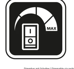 HELL LED Deckenlampe DANA 40 cm messingfarbig