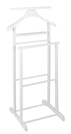 Herrendiener FUNNY 47 x 102 x 36 cm Massiv weiß