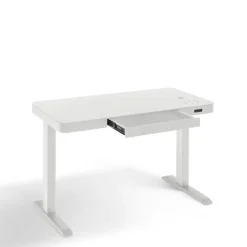 Höhenverstellbarer Schreibtisch BONMEDICO MOVU II weiß