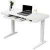 Höhenverstellbarer Schreibtisch BONMEDICO MOVU weiß