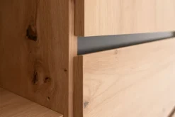 Highboard DENVER 120 x 140 cm braun/ grau