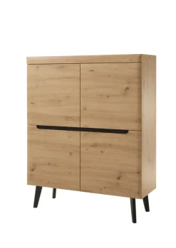 Highboard TORGE 134 cm Artisan Eiche-Dekor