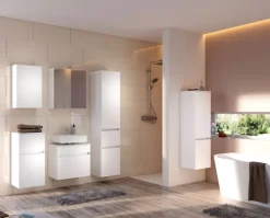 Hängeschrank BAABE 40 x 64 cm Weiß matt