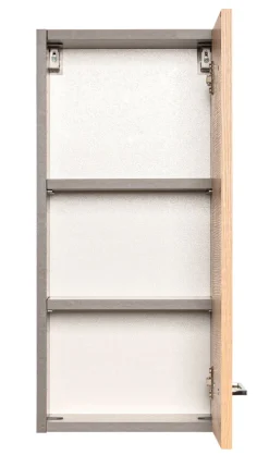 Hängeschrank PARIS 30 x 64 cm Graphit/ Wotan Eiche