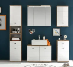 Hängeschrank POOL Artisan Eiche/ weiß