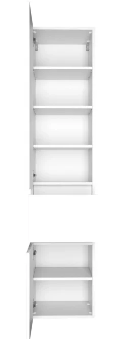 Hochschrank BAABE 40 x 180 cm Weiß matt